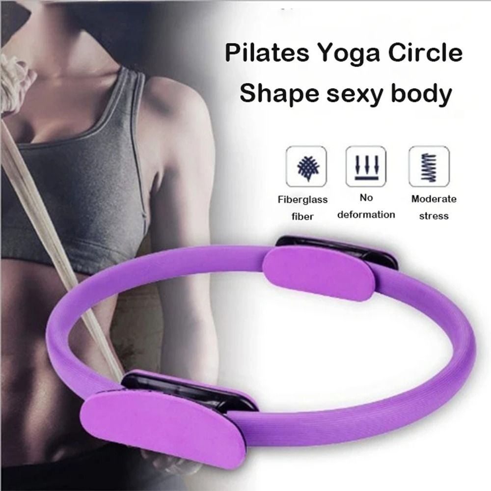 Pilates Yoga Ring Exercises - Yoga-Pilates-Ring Multifunktionaler Sport-Widerstandsring Yoga-Fitness-Ring Beckenboden-Muskeltrainingsring