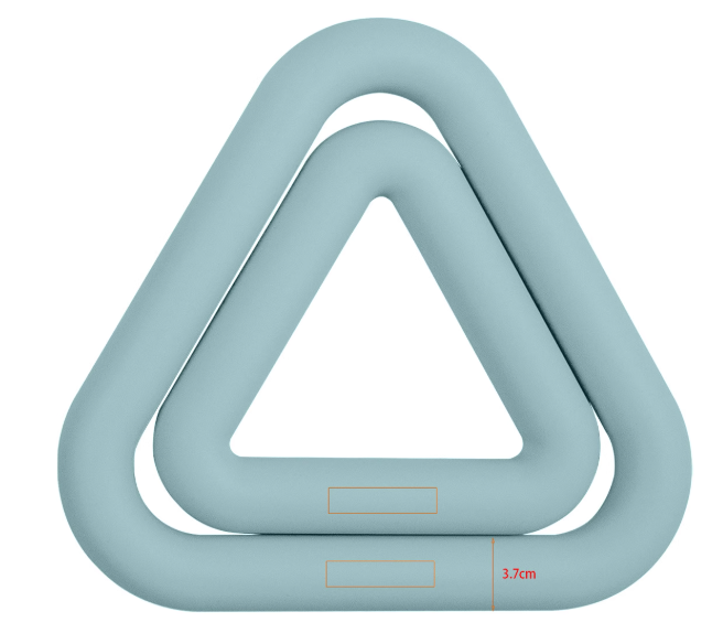 Pilates Yoga Ring Exercises - Dreieck Eisen Ring Yoga Gewicht-Lager Aids