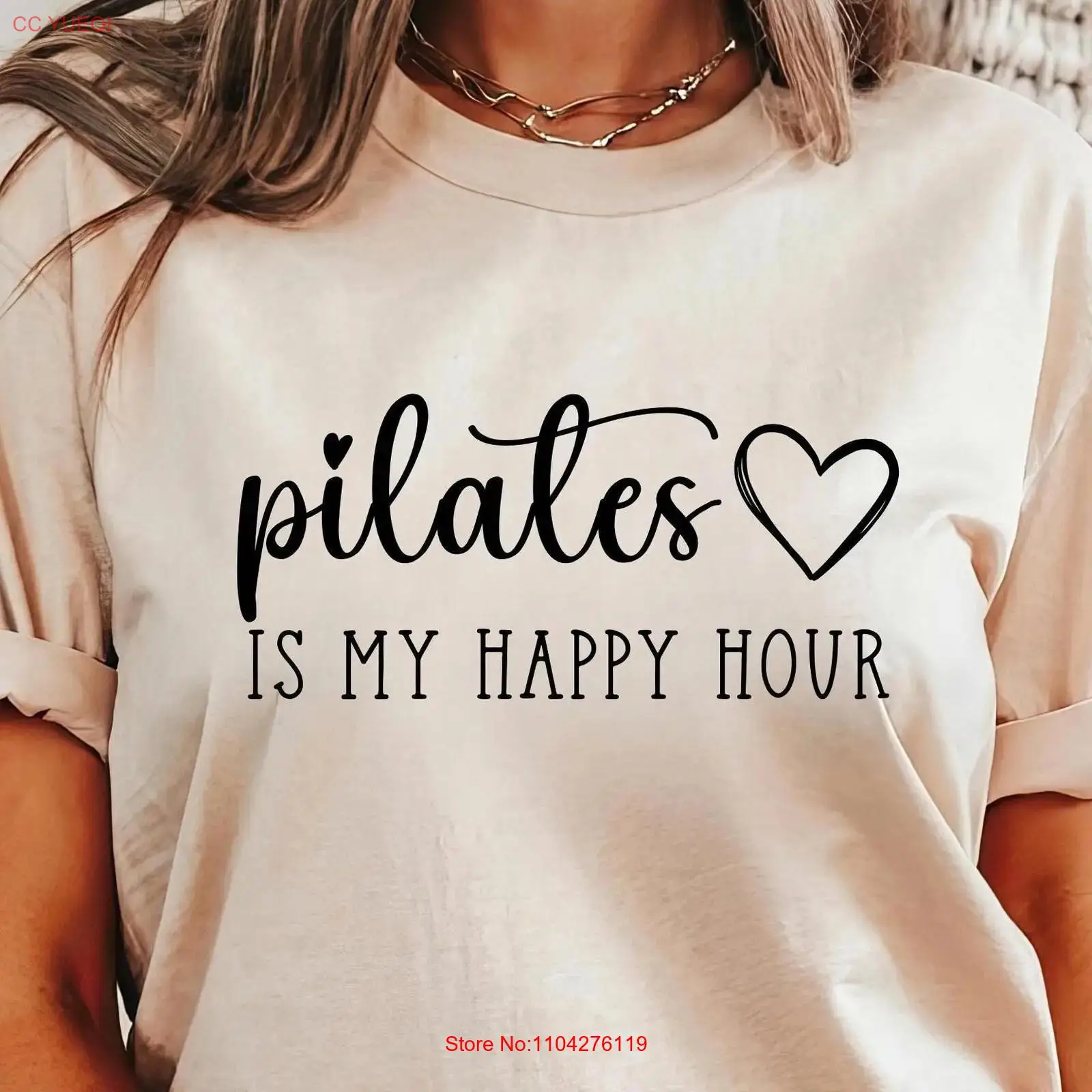 Pilates Yoga Instructor - Pilates ist mein Happy Hour T-Shirt,