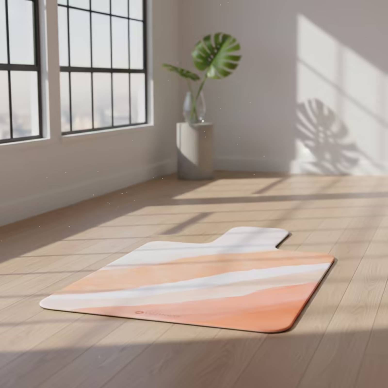 Pilates & Yoga Studio Alineacion - Übungsmatte aus Wildleder, rutschfeste, gepolsterte Pilates-Matte