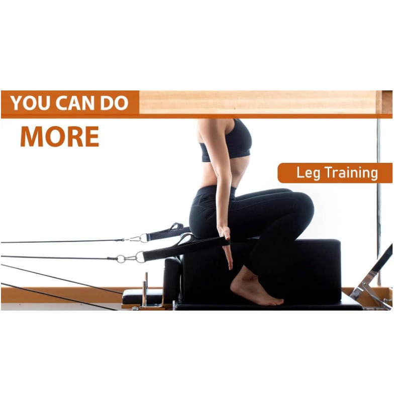 Pilates Yoga Ring Exercises - Doppelring-Elastikband für Yoga und Pilates, Übungszubehör,