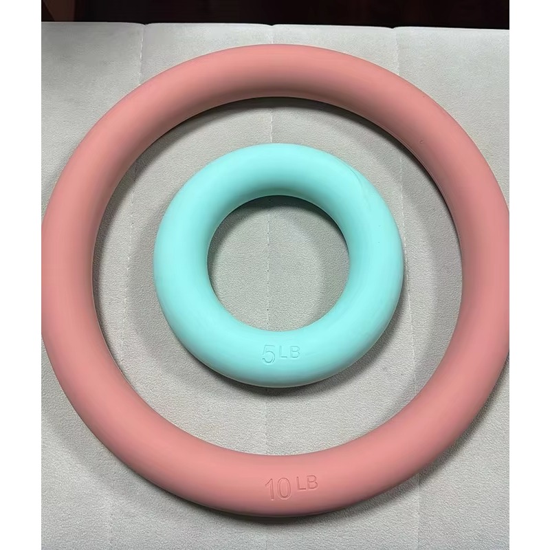 Pilates Yoga Ring Exercises - Runder Eisenring Hilfsmittel für Yoga, Gewichtheben,