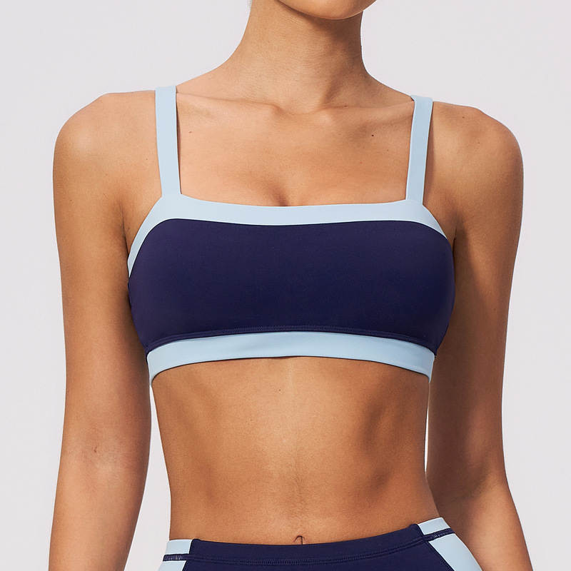 Pilates Yoga Clothes - Nude Feel Sport-BH für Damen, atmungsaktiv,