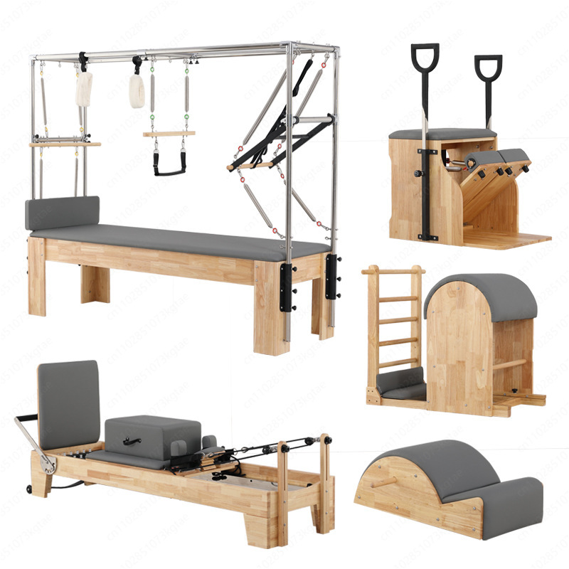 Pilates And Yoga Is Same - Pilates-Kernbett, faltbar, Eiche, für Zuhause, Yoga,