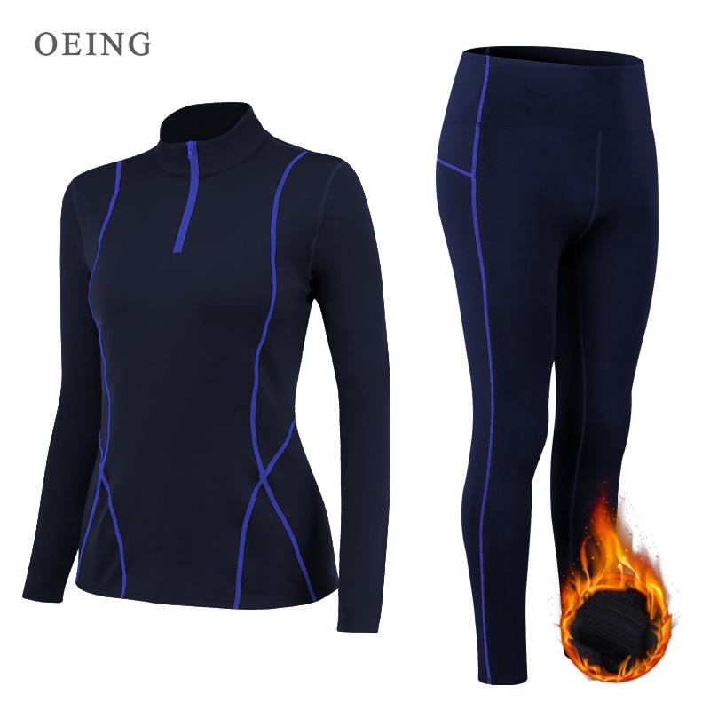 Pilates Yoga Leggings - Winter Thermische Fleece Yoga Anzug Stretch