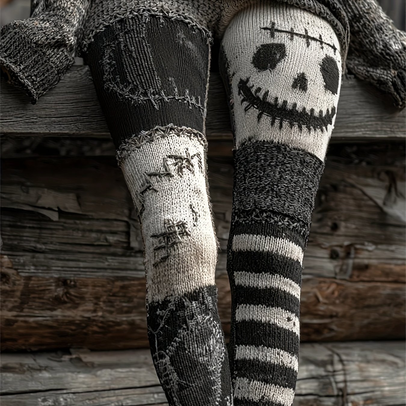 Pilates Yoga Leggings - Frauen Halloween Skelett Print Leggings Dehnbare