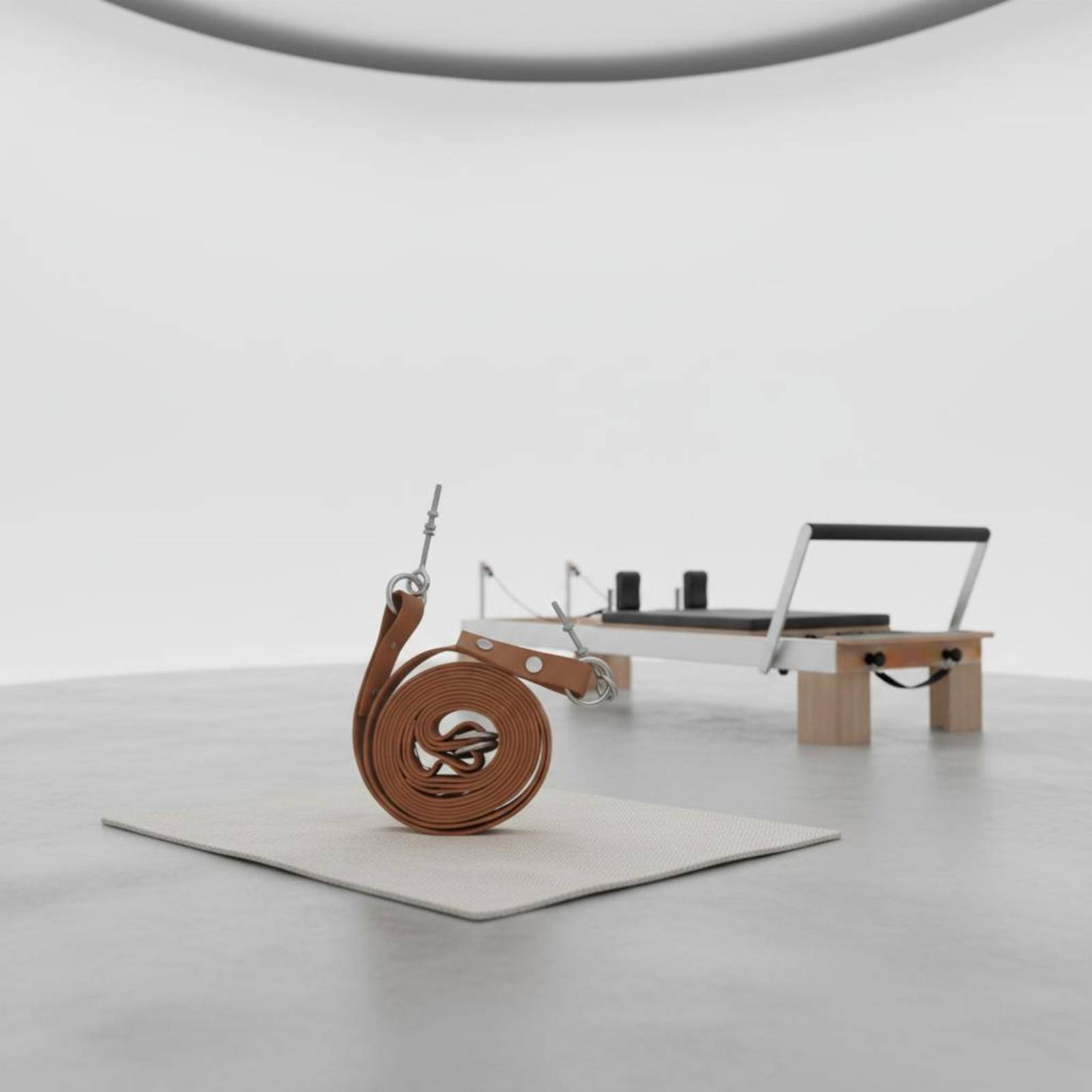 Pilates & Yoga Studio Alineacion - Reformer Doppelschlaufen-Gurt Komfortabler Pilates Doppelschlaufen-Gurt Fitnessgerät