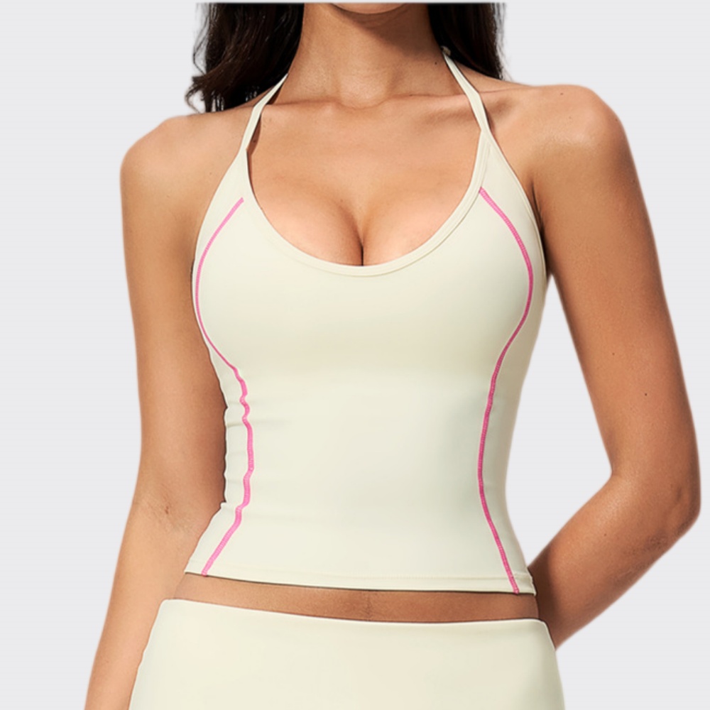 Pilates Yoga Clothes - Damen Halter Yoga Tank Top Sportbekleidung