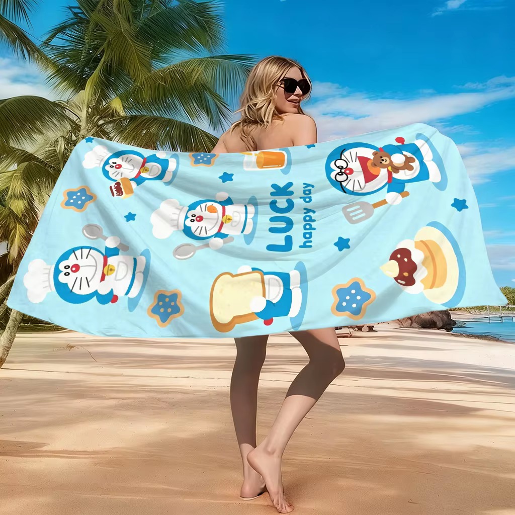Doraemon Purple Ghost Strandtu – Pilates Yoga Towel Bewertung und Preis