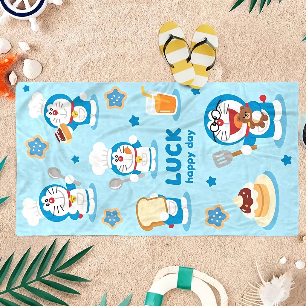 Doraemon Purple Ghost Strandtu – Pilates Yoga Towel Bewertung und Preis