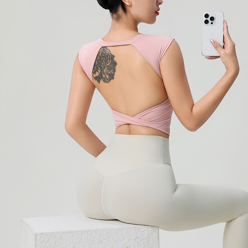 Rückenfreie Fitnesskleidung fü – Pilates Yoga Top Bewertung und Preis