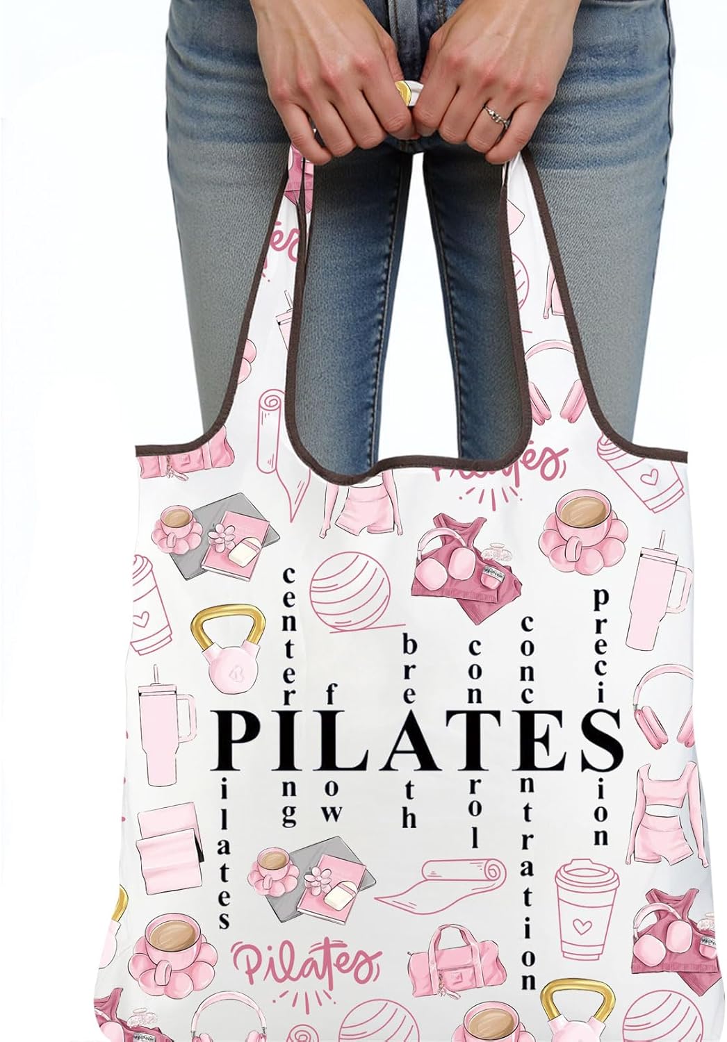 Rosa Pilates-Tragetasche, Gesc – Pilates Yoga Instructor Bewertung und Preis