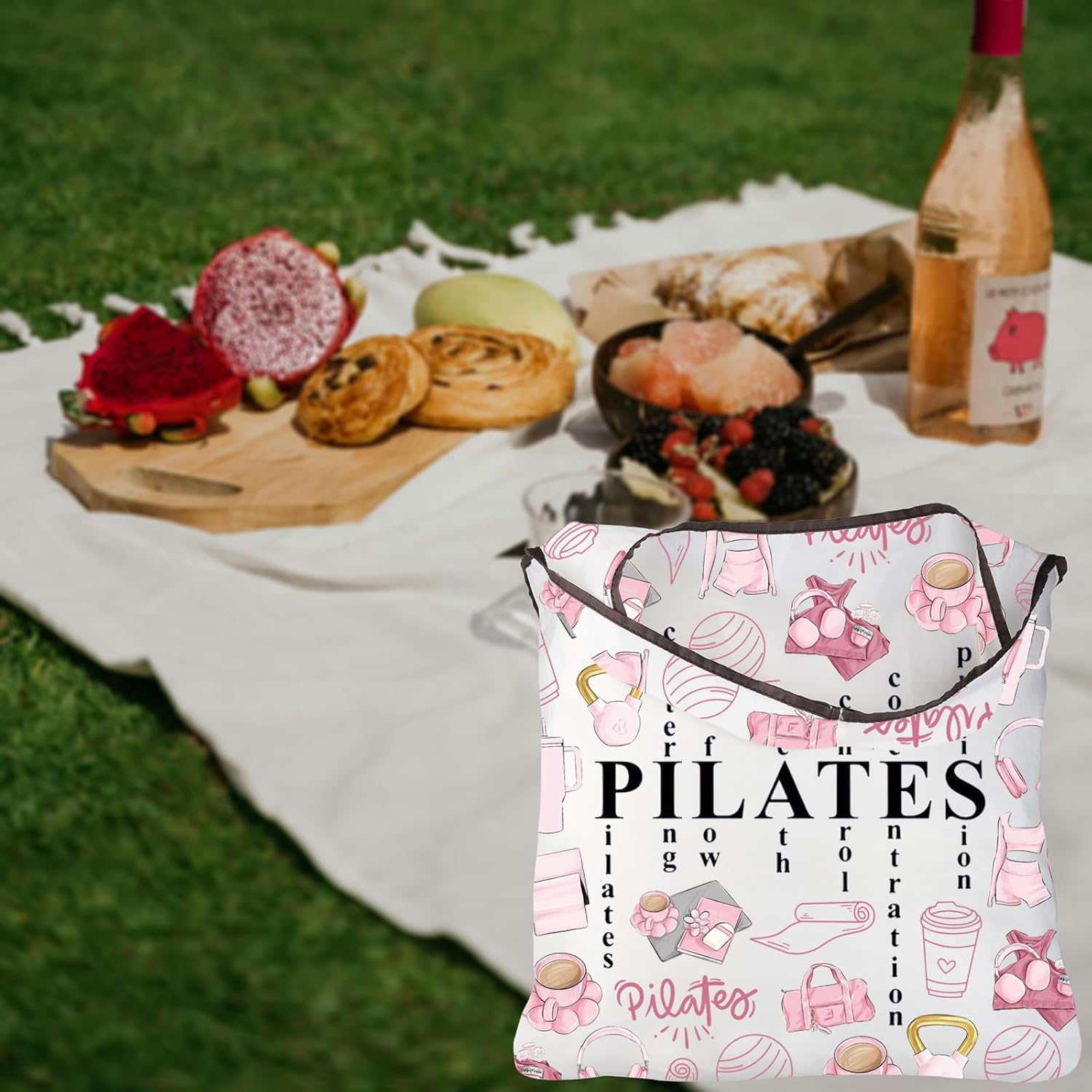 Rosa Pilates-Tragetasche, Gesc – Pilates Yoga Instructor Bewertung und Preis