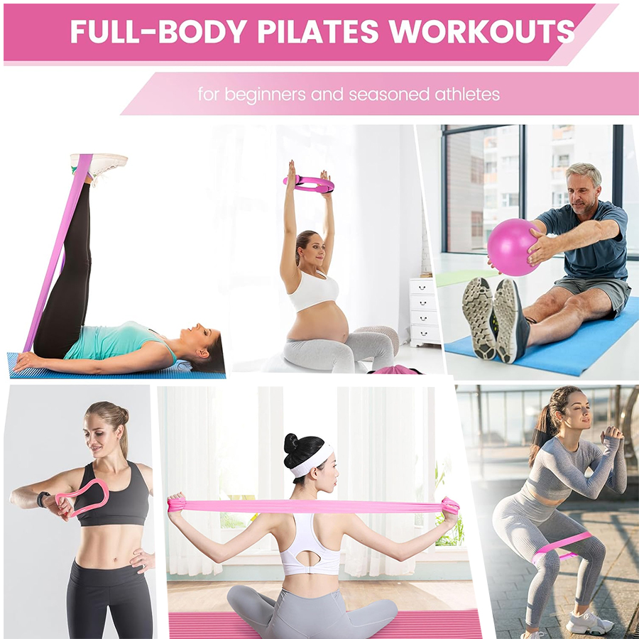 Kundenspezifisches LOGO 5-teil – Pilates Yoga Ball Exercises Bewertung und Preis