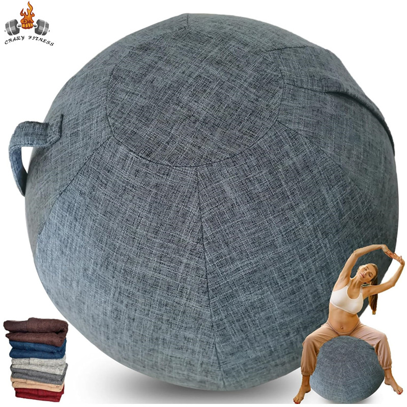 55/65/75 cm Yoga Ball Schutzhü – Pilates Yoga Ball Exercises Bewertung und Preis