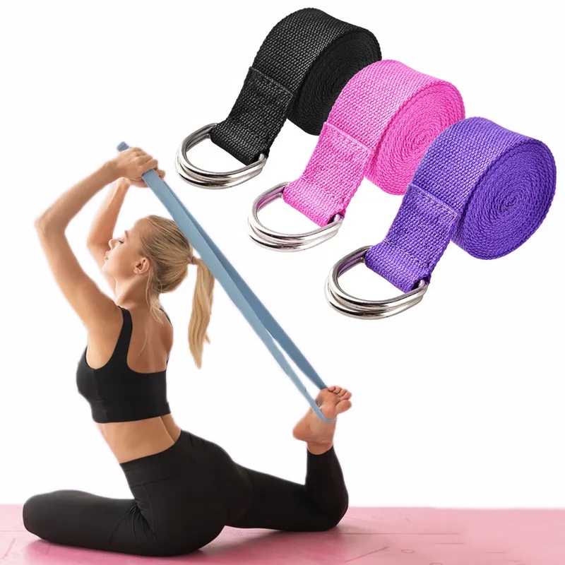 183*3,8 cm Yoga Strap Baumwoll – Pilates Yoga Ring Exercises Bewertung und Preis