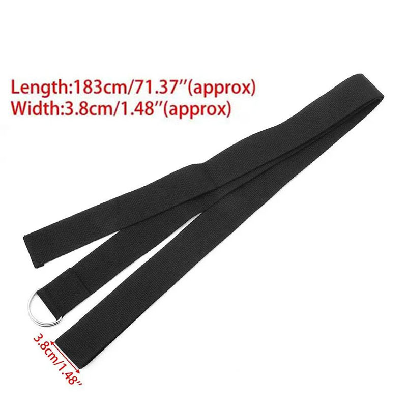 183*3,8 cm Yoga Strap Baumwoll – Pilates Yoga Ring Exercises Bewertung und Preis