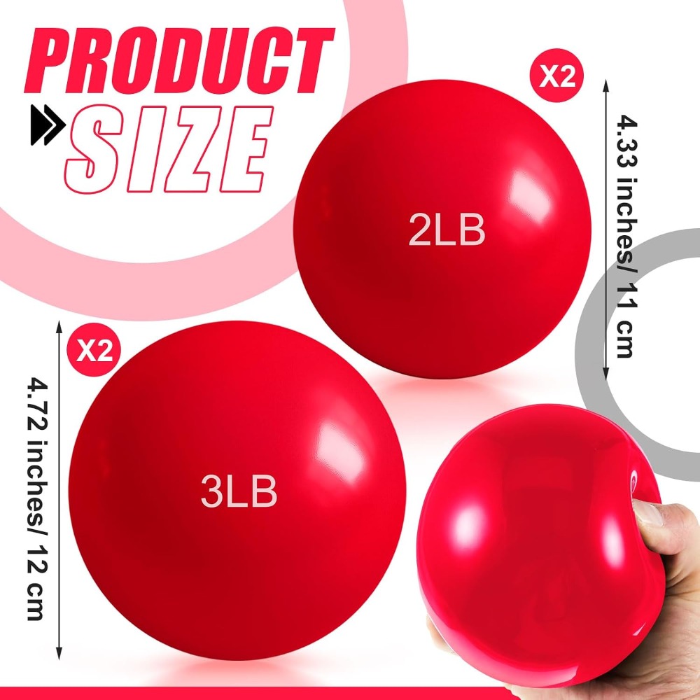 1lb-5lb Gewichtete Trainingsbä – Pilates Yoga Ball Exercises Bewertung und Preis