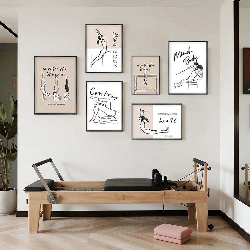 Pilates-Posen Kunstdrucke Mode – Pilates Yoga Movement Bewertung und Preis
