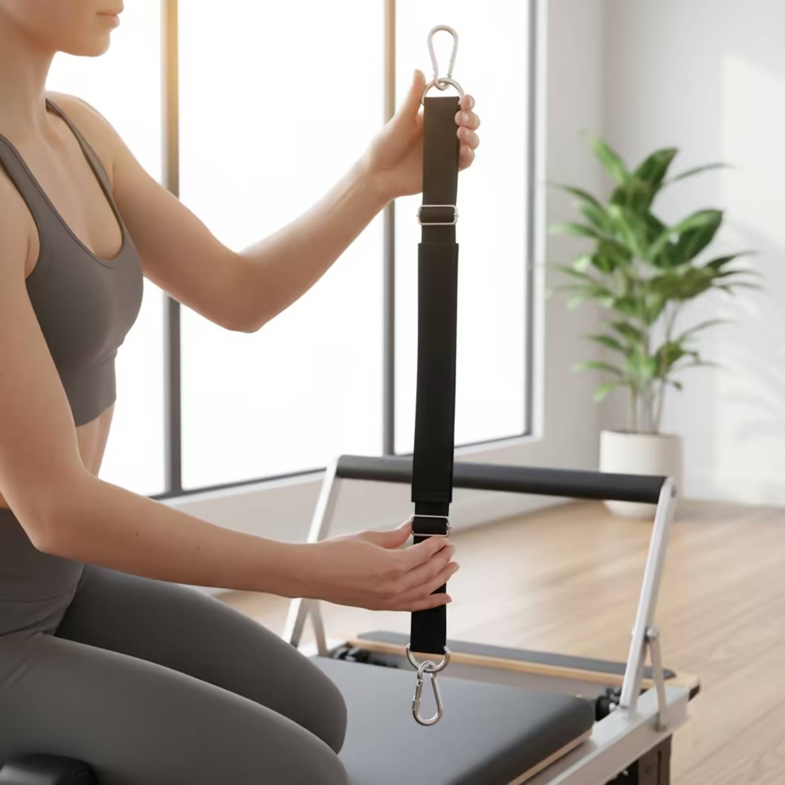 Verstellbarer Hakenriemen, gen – Pilates & Yoga Studio Alineacion Bewertung und Preis