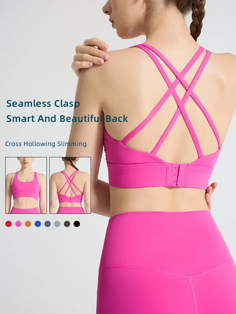 Einfarbig frauen Sport-Bh Sexy – Pilates Yoga Top Bewertung und Preis